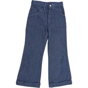 Vintage 70s Flare Denim Bell Bottom Jeans